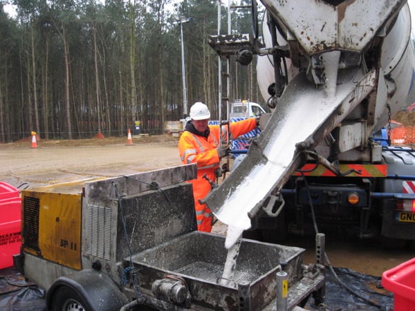 Delivering concrete